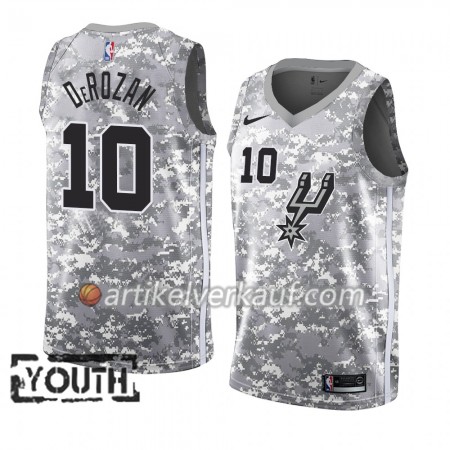 NBA San Antonio Spurs Trikot DeMar DeRozan 10 2018-19 Nike Grau Swingman - Kinder